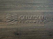 White Oak, CanfloorHand-Scraped, 6.5" x 3/4"Color:  Grind Concrete

                                 Engineered Flooring Kelowna