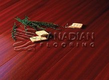 Solid Brazilan Cherry (Jatoba), SUNCA,  4-1/2" x 3/4",  Color:    Rose

                                 Hardwood Flooring Hamilton