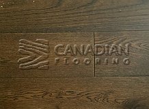 White Oak, Canfloor, 6.5" x 3/4", Wire-Brushed FinishColor:  Country Brown

                                 White Oak Engineered flooring