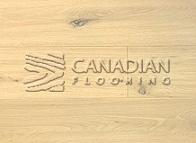 White Oak, CanfloorHand-Scraped, 6.5" x 3/4"Color:  Cobblestone

                                 White Oak Engineered flooring