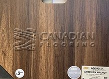 Luxury Vinyl Flooring, Aqua Plus Silver, NAF, 5.0 mm, Color:  American Walnut

                                 Vinyl Flooring Pickering