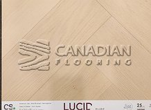 Engineered White Oak, Lucid, 7-1/2" x 3/4"   Color:  Pure HB

                                 6" (152.4 mm) Engineered flooring