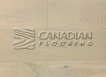 Engineered White Oak CANFLOOR, 7-1/2" x 3/4" Color: Light House

                                 7-1/2" (190.5 mm) Engineered flooring