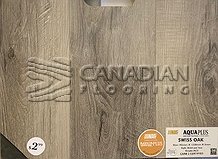 Luxury Vinyl Flooring, Aqua Plus Bronze, NAF, 5.0 mm, Color:   Swiss Oak

                                 Vinyl Flooring Halifax
