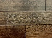 Engineered White Oak, Brand Surfaces,  6-1/2" x 3/4",   Color: Smoked Tobacco

                                 BRAND SURFACES Engineered flooring