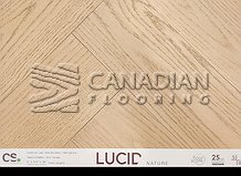 Engineered White Oak, Lucid, 7-1/2" x 3/4"   Color:  Nature HB

                                 Engineered Flooring Clarington